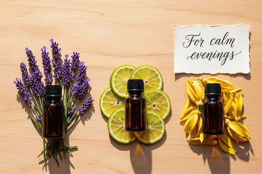 Combo tinh dầu ngọc lan tây kết hợp oải hương và cam bergamot giúp ngủ ngon và thư giãn