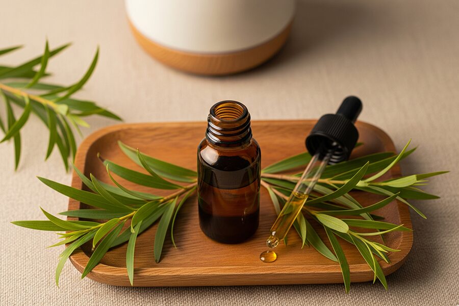 Tinh dầu tràm trà nguyên chất dùng trong xông phòng và chăm sóc da