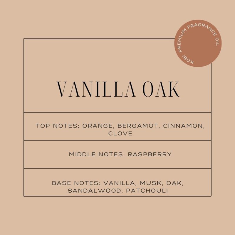 vanilla-oak fragrance oil