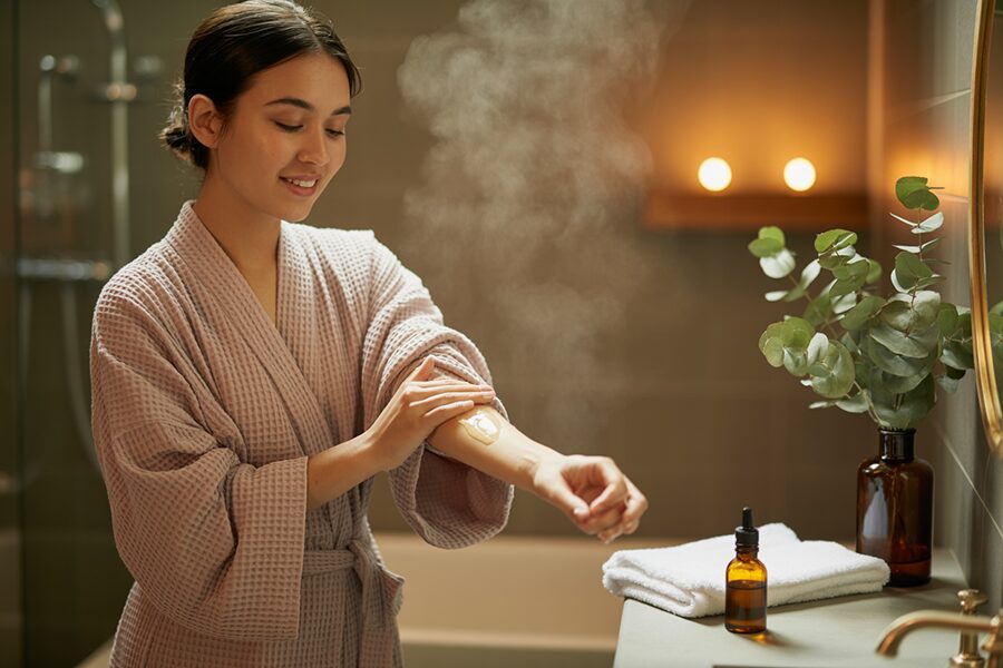 Dầu massage body dưỡng da và lưu hương dịu nhẹ