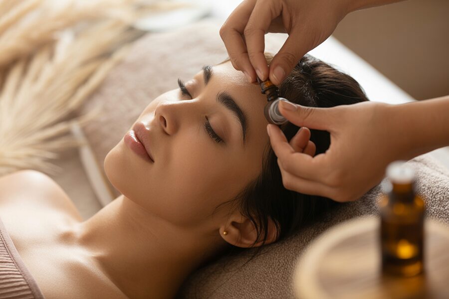 Lợi ích tinh dầu massage giúp thư giãn đầu óc và giải tỏa căng thẳng