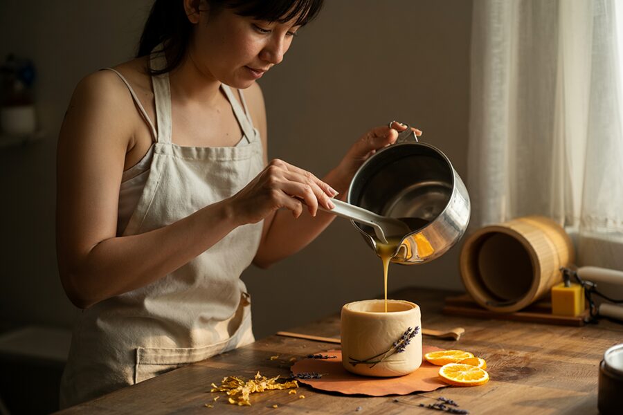 Làm nến thơm handmade tại Hà Nội