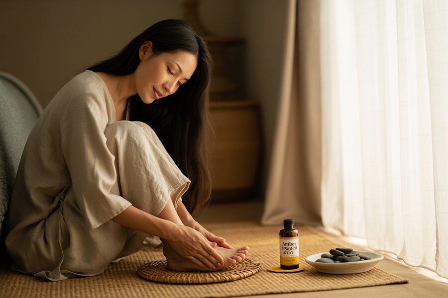 Tự massage tại nhà bằng tinh dầu thiên nhiên