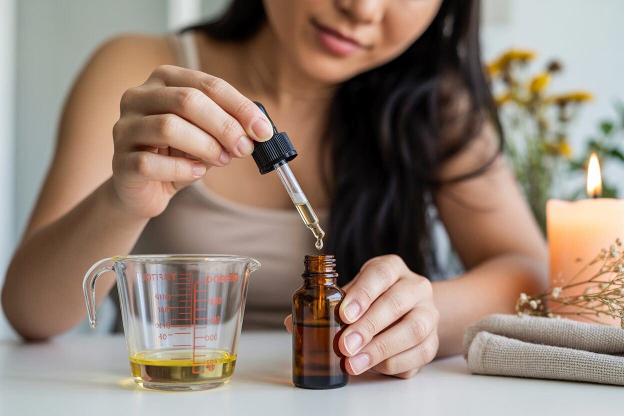 Tỷ lệ pha tinh dầu massage an toàn theo từng mục đích sử dụng
