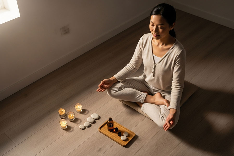 Hương thơm tinh dầu giúp cân bằng năng lượng phong thủy trong ngôi nhà