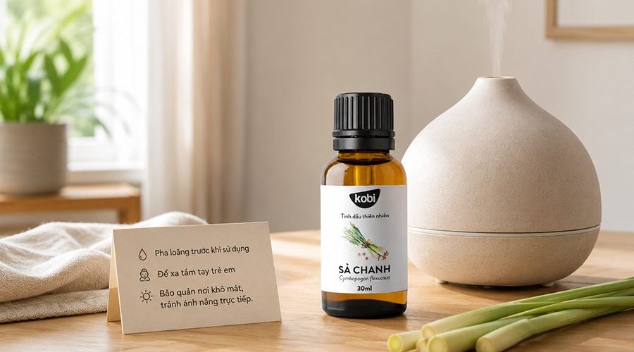 tác hại của tinh dầu sả nếu dùng sai cách trong gia đình