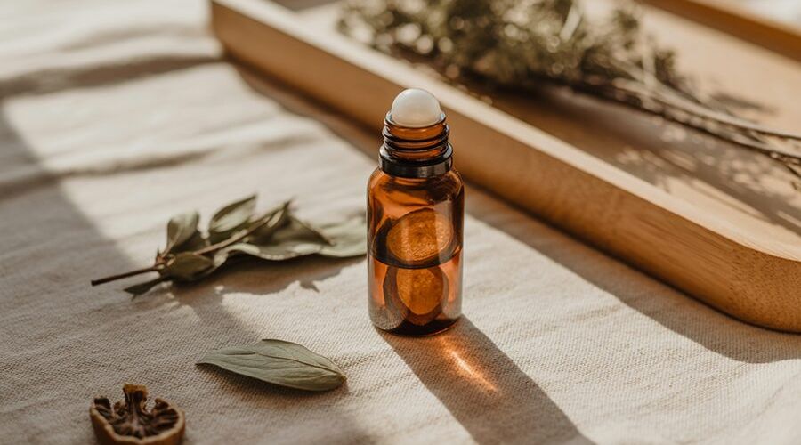 Ảnh đại diện bài viết về dầu lăn thảo dược tự nhiên, truyền cảm hứng sống chậm.