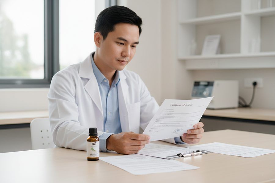 COA và MSDS trong kiểm soát chất lượng tinh dầu công nghiệp