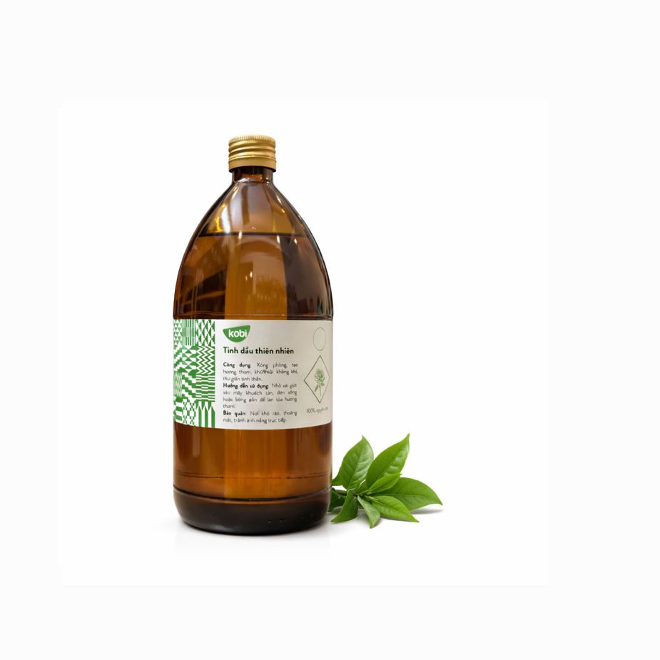 Ảnh sản phẩm tinh dầu Trà Xanh Kobi chai 1 lít nguyên chất
