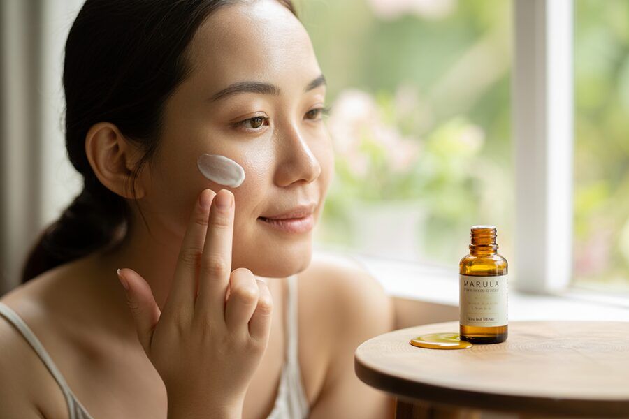 dầu marula trong kem dưỡng da – cảm hứng sống xanh và dưỡng da tự nhiên