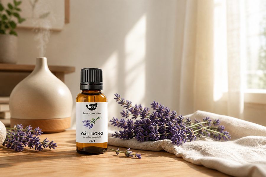 Tác dụng của tinh dầu oải hương trong không gian thư giãn