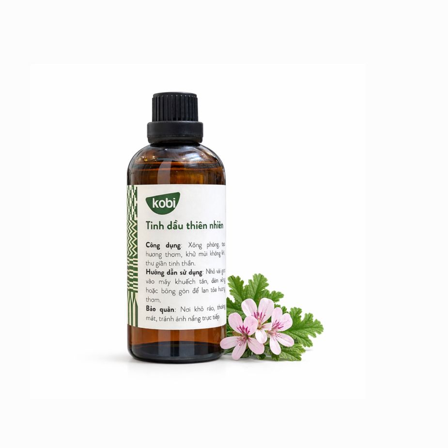 Ảnh sản phẩm tinh dầu Phong Lữ Hoa Hồng Kobi chai 100ml nguyên chất