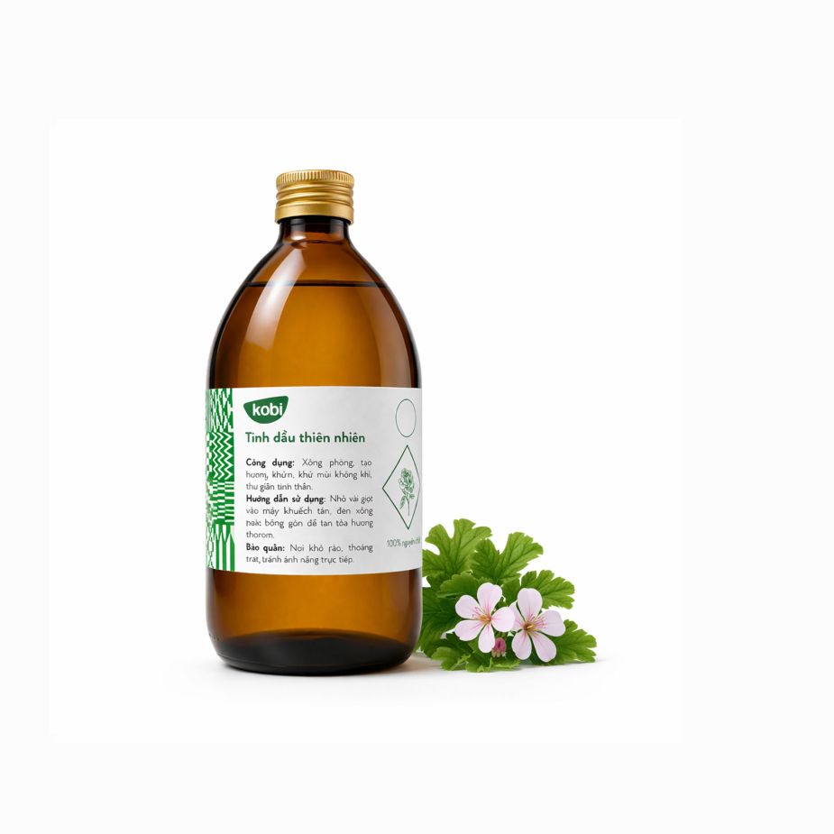 Ảnh sản phẩm tinh dầu Phong Lữ Hoa Hồng Kobi chai 500ml nguyên chất