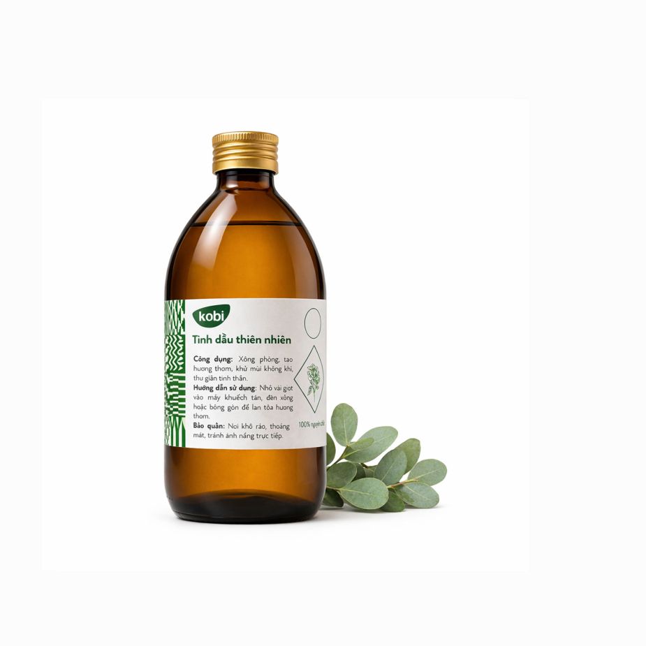 Ảnh sản phẩm tinh dầu Khuynh diệp Kobi chai 500ml nguyên chất