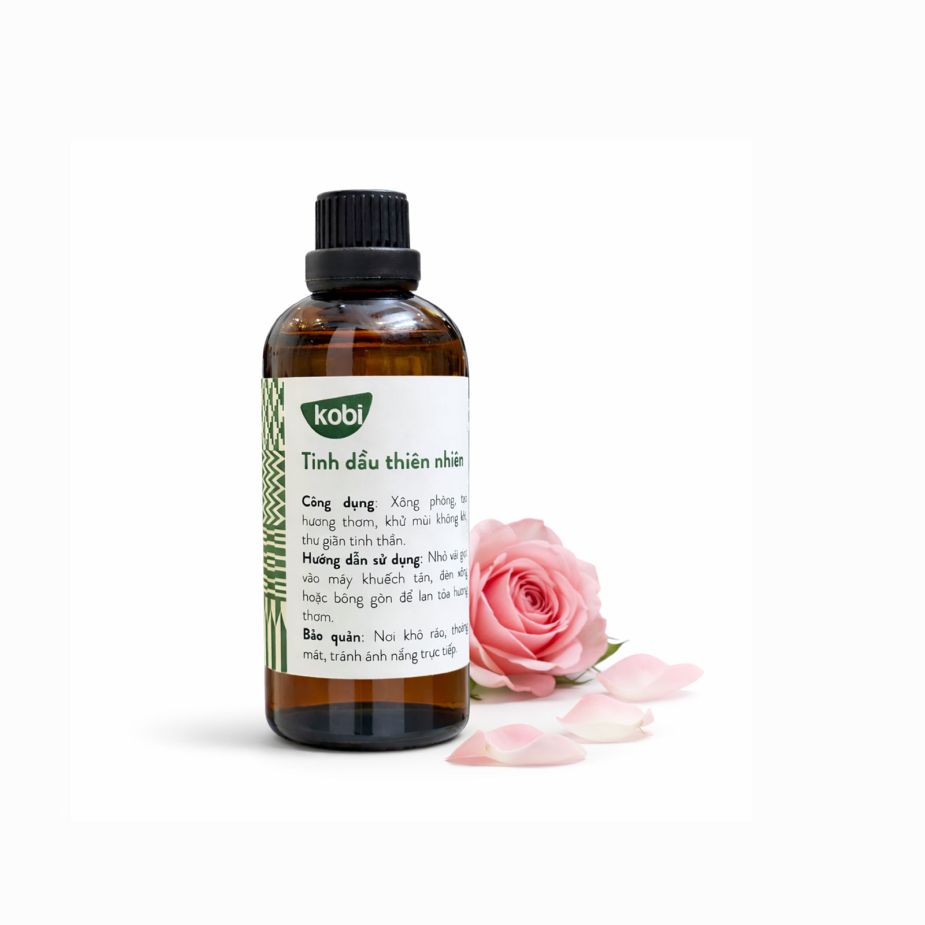 Ảnh sản phẩm tinh dầu Hoa Hồng Kobi chai 100ml nguyên chất