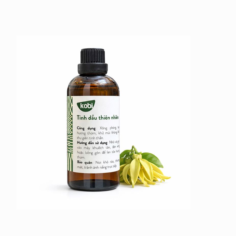 Ảnh sản phẩm tinh dầu Hoàng Lan Kobi chai 100ml nguyên chất