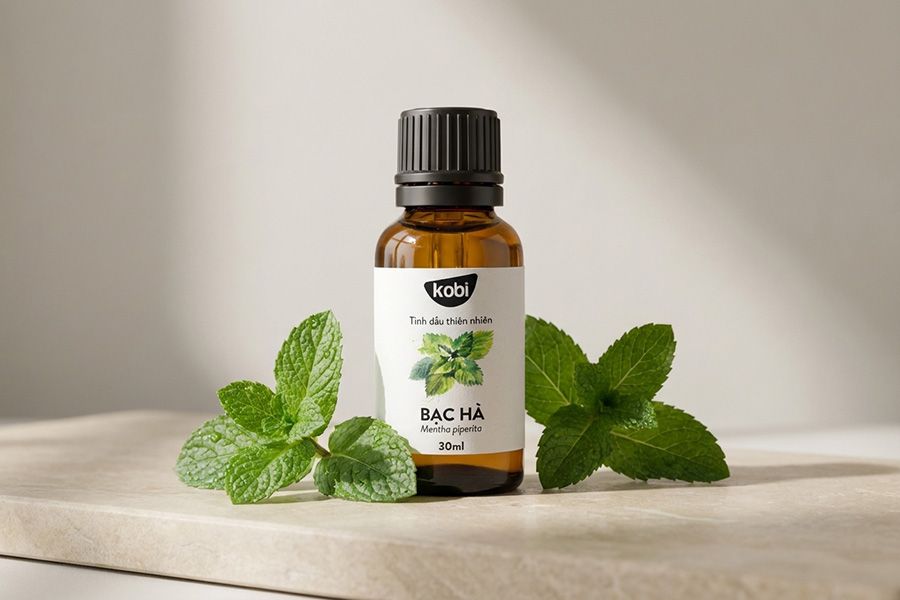 tinh dầu bạc hà có tác dụng gì trong không gian sống