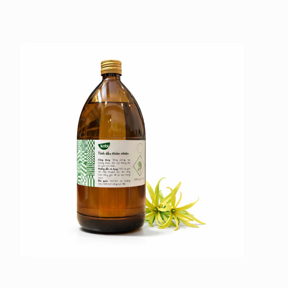 Ảnh sản phẩm tinh dầu Hoàng Lan Kobi chai 1 lít nguyên chất