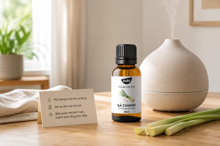 tác hại của tinh dầu sả nếu dùng sai cách trong gia đình
