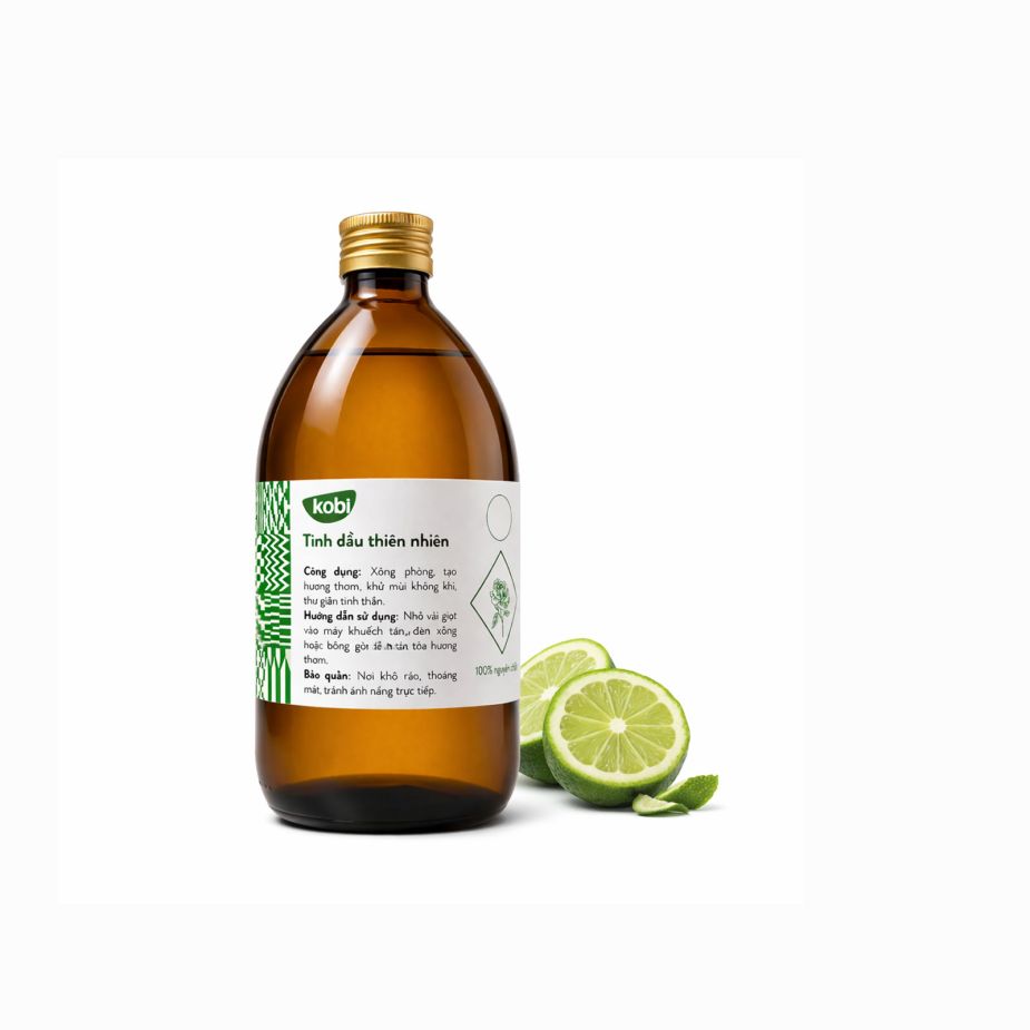 Ảnh sản phẩm tinh dầu Cam Bergamot Kobi chai 500ml nguyên chất