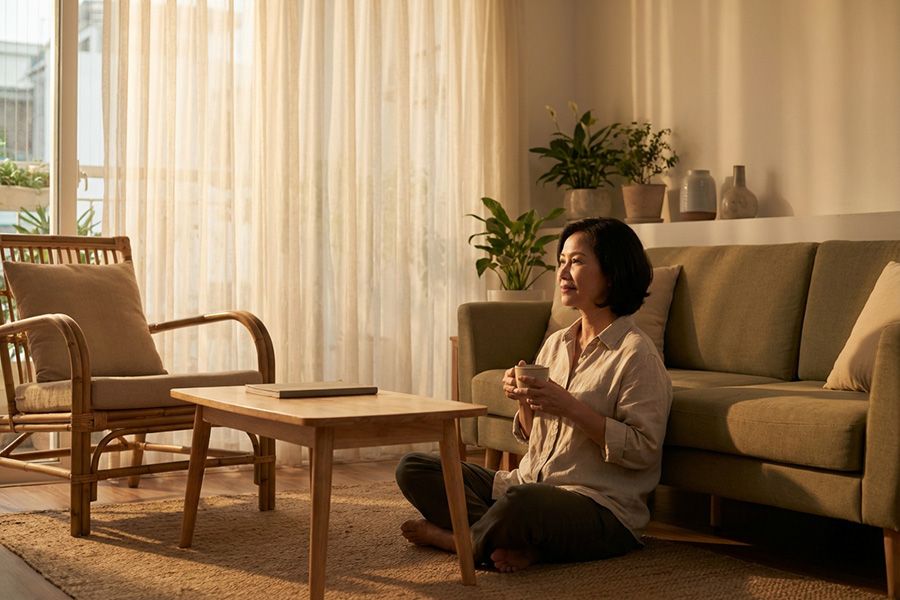 Mùi hương phòng khách tạo cảm giác chào đón trong không gian sống