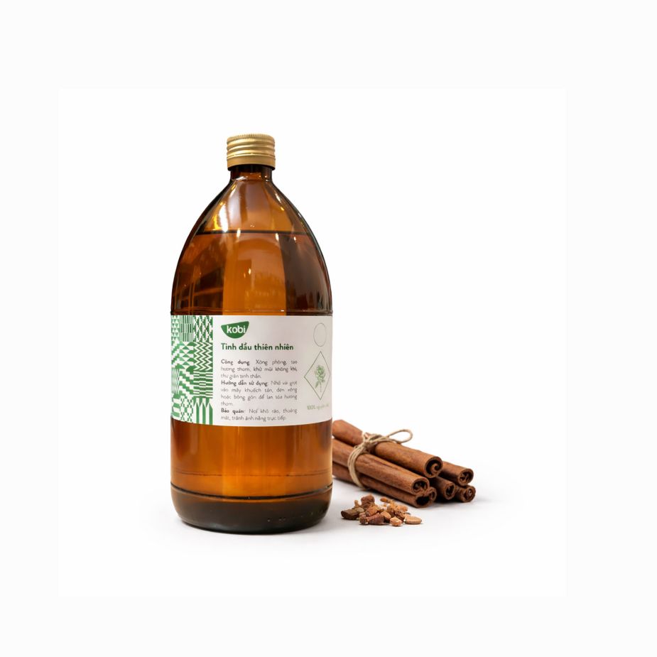 Ảnh sản phẩm tinh dầu Quế Kobi chai 1 lít nguyên chất