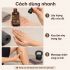 Cách dùng dầu massage Kobi Sore Muscle bằng cách xoa ấm dầu và massage vùng cơ cần thư giãn.