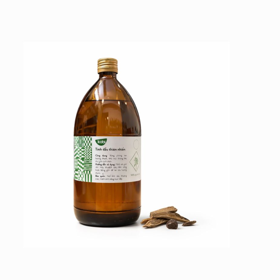 Ảnh sản phẩm tinh dầu Trầm Hương Kobi chai 1 lít nguyên chất