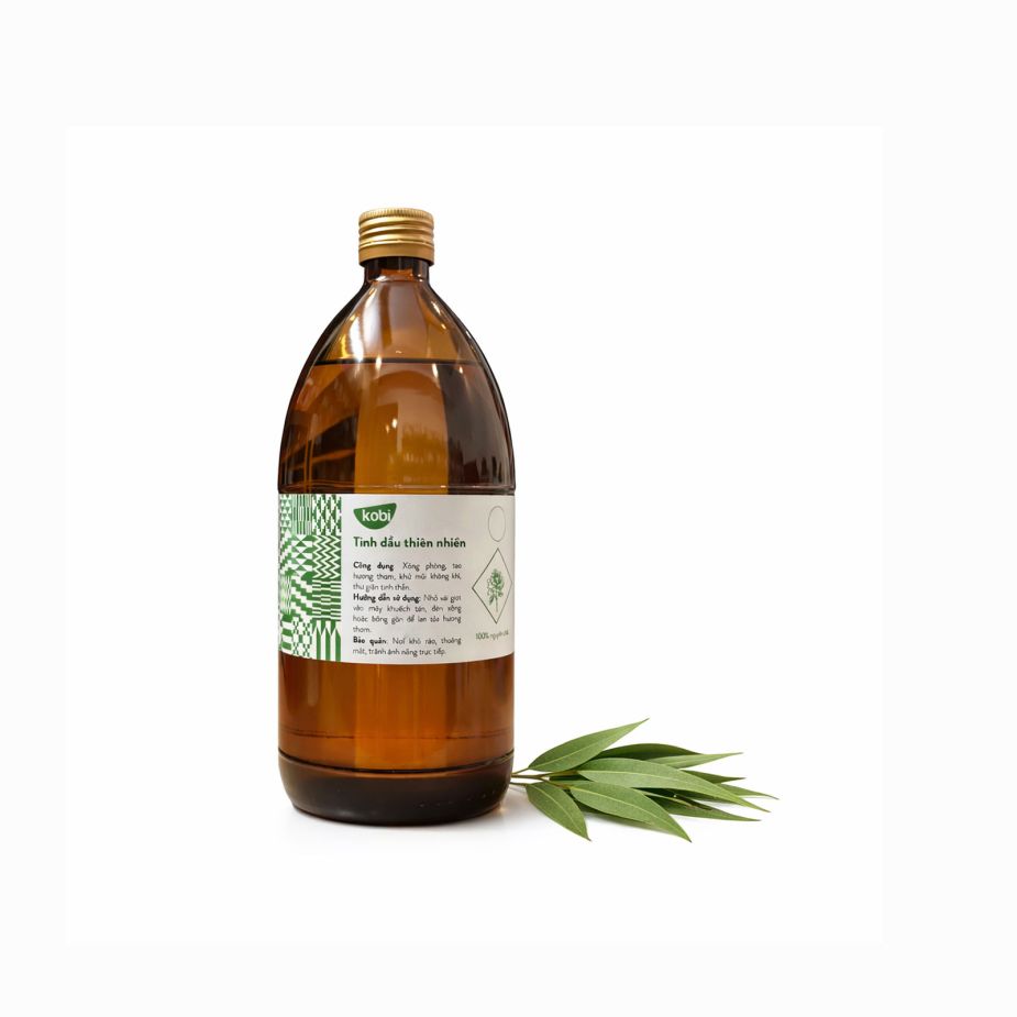 Ảnh sản phẩm tinh dầu Bạch Đàn Chanh Kobi chai 1 lít nguyên chất