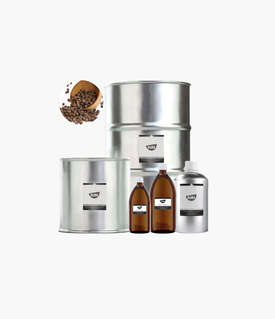 tinh dầu tiêu jamaica Kobi nguyên chất – allspice essential oil hương ấm cay ngọt nhẹ giúp thư giãn và làm ấm không gian