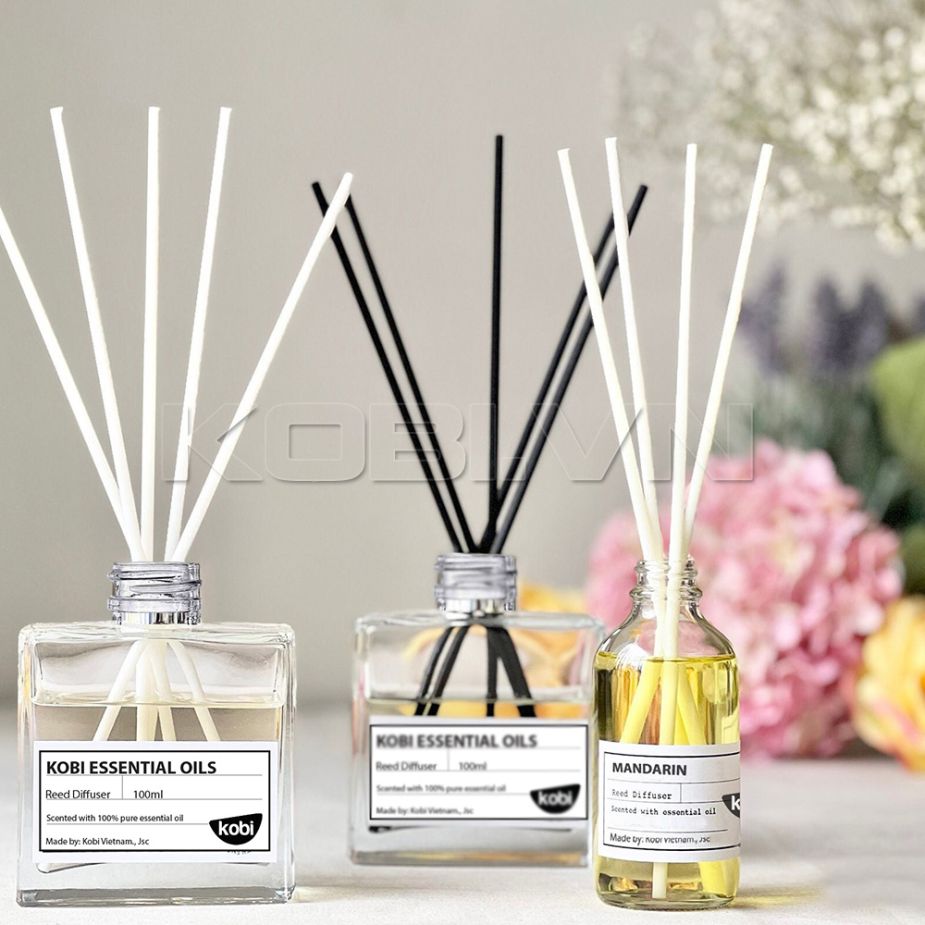 Lọ tinh dầu khuếch tán que mây Kobi - reed diffuser