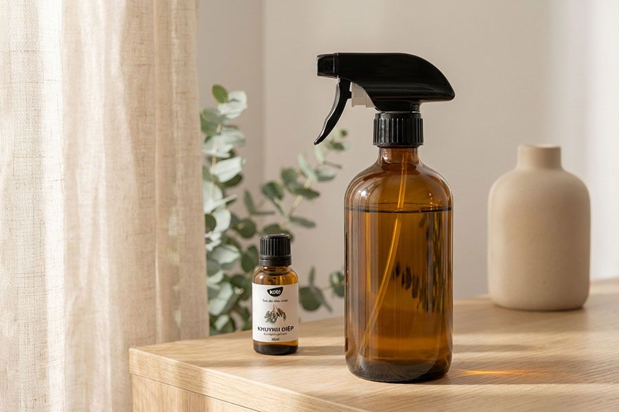 Xịt phòng tinh dầu thiên nhiên Kobi tạo không gian thơm sạch và dễ chịu