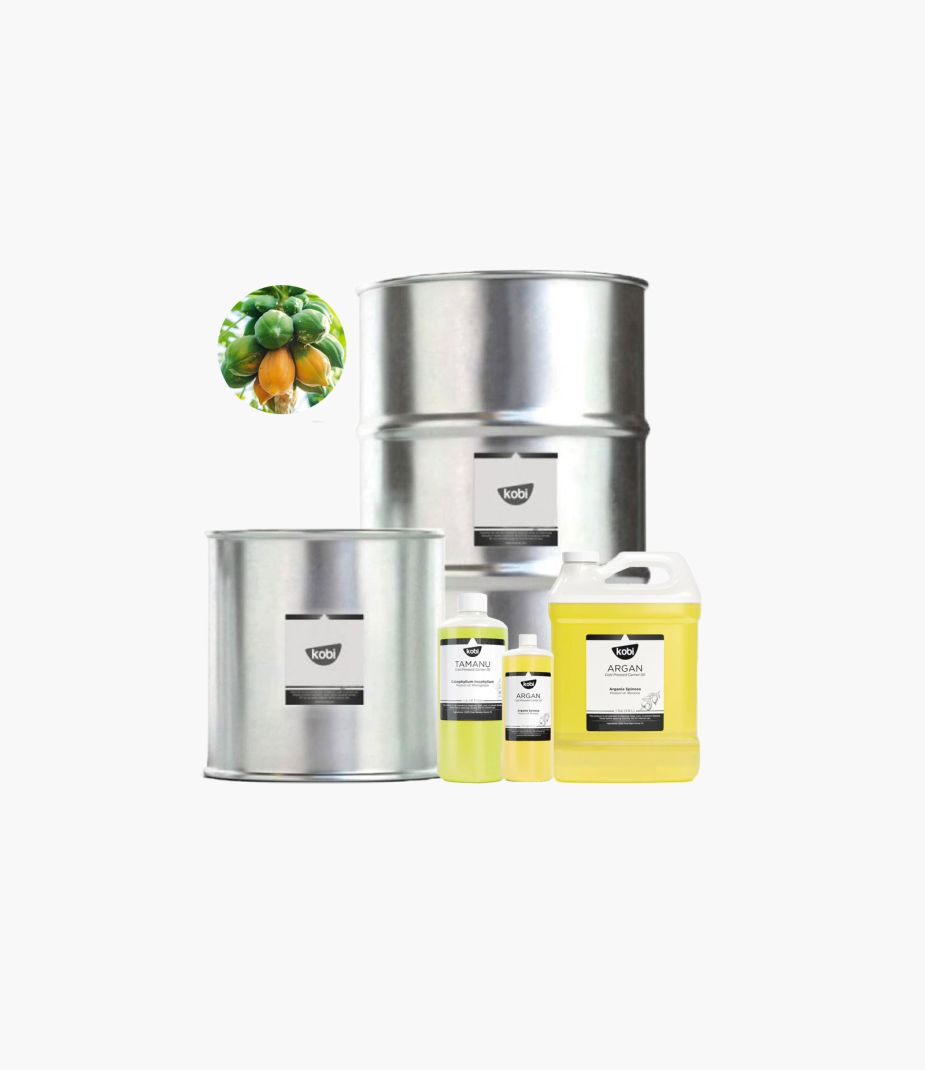 Dầu hạt đu đủ Kobi – giàu enzyme tự nhiên giúp làm mềm và làm sáng da.