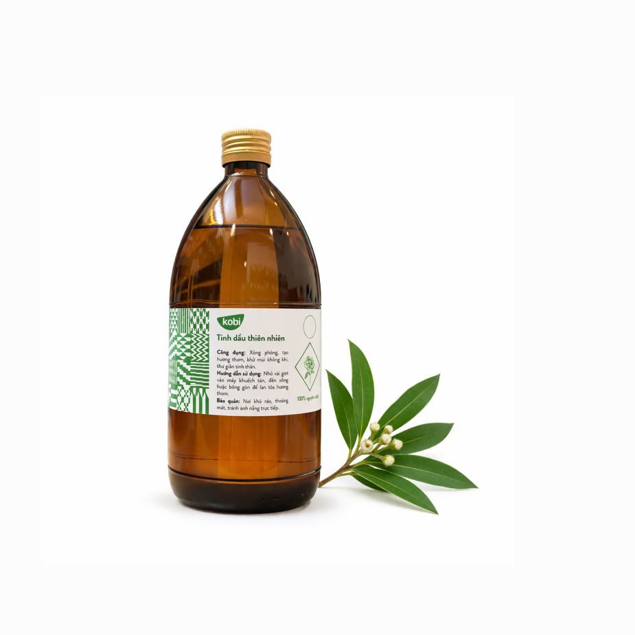 Ảnh sản phẩm tinh dầu Tràm Gió Kobi chai 1 lít nguyên chất