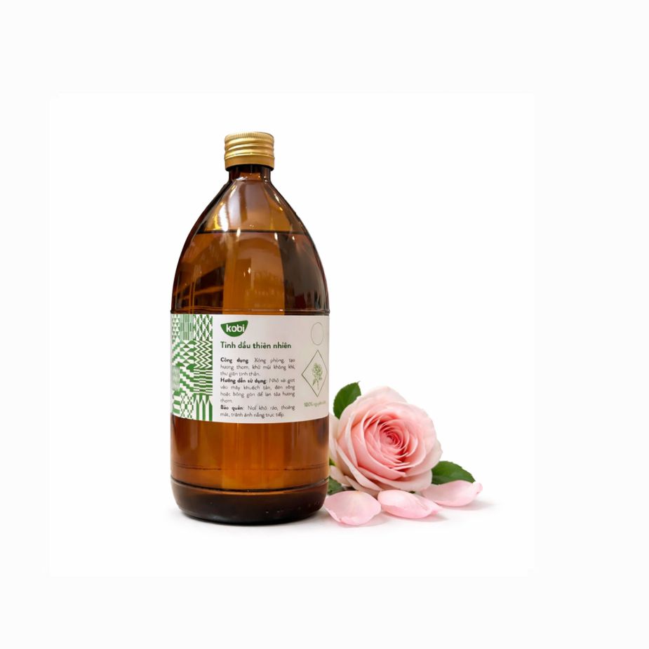 Ảnh sản phẩm tinh dầu Hoa Hồng Kobi chai 1 lít nguyên chất
