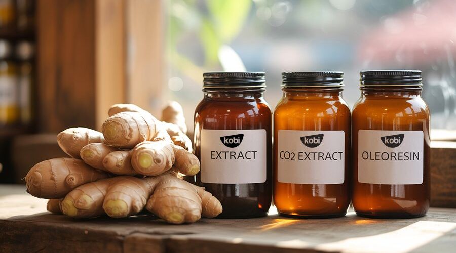 So sánh Extract, ScCO₂ Extract và Oleoresin từ gừng – khác biệt về cách chiết xuất và ứng dụng.