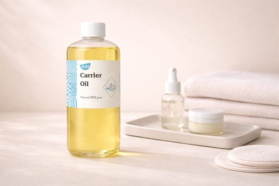 Cách sử dụng dầu jojoba đúng cách trong chăm sóc cá nhân hằng ngày với chai dầu jojoba và routine tối giản