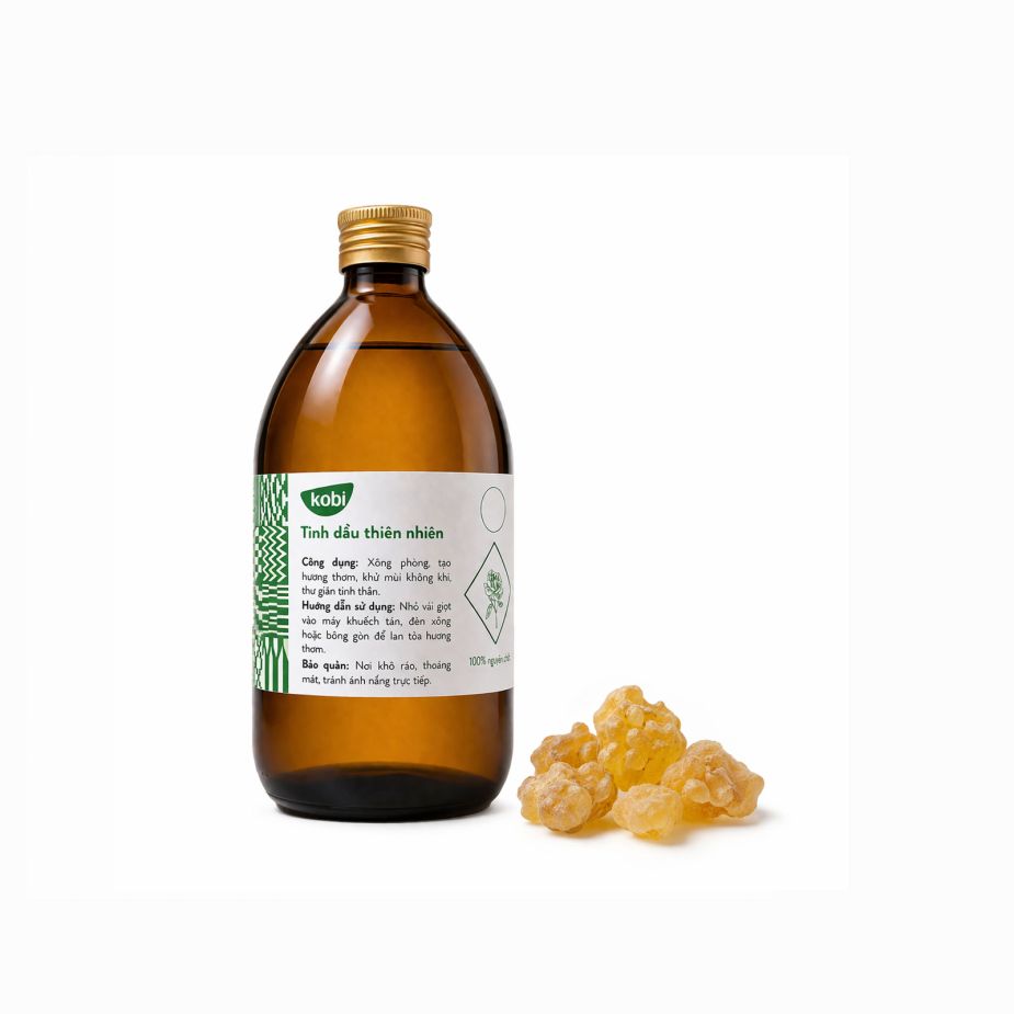 Ảnh sản phẩm tinh dầu Nhũ Hương Kobi chai 500ml nguyên chất