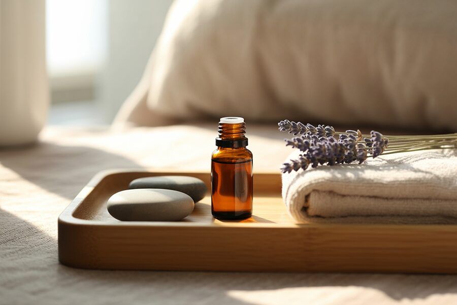 Tinh dầu massage thiên nhiên cho cơ thể thư giãn và làn da khỏe mạnh