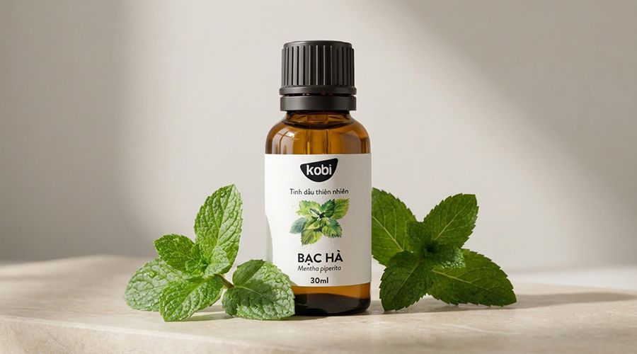 tinh dầu bạc hà có tác dụng gì trong không gian sống