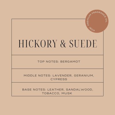 hickory-suede fragrance oil