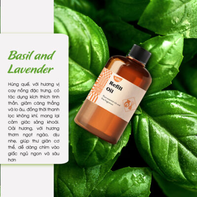 Basil-lavender reed diffuser