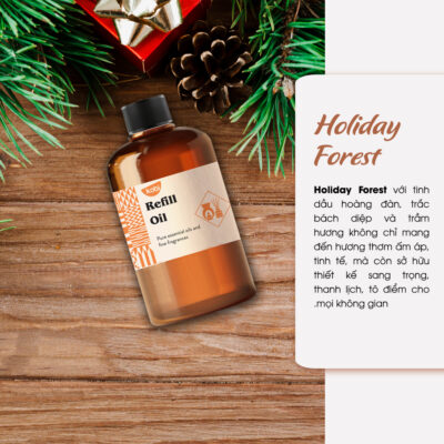 Holiday-forest reed diffuser