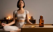 Thiền định với tinh dầu ngọc am trong không gian ấm áp