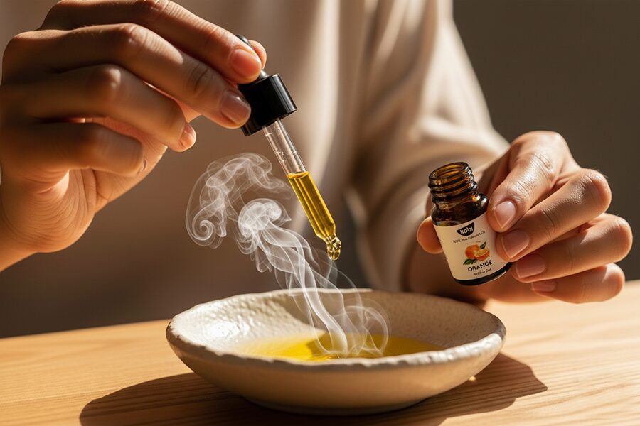 Pha chế tinh dầu thiên nhiên tại nhà với chai tinh dầu Kobi