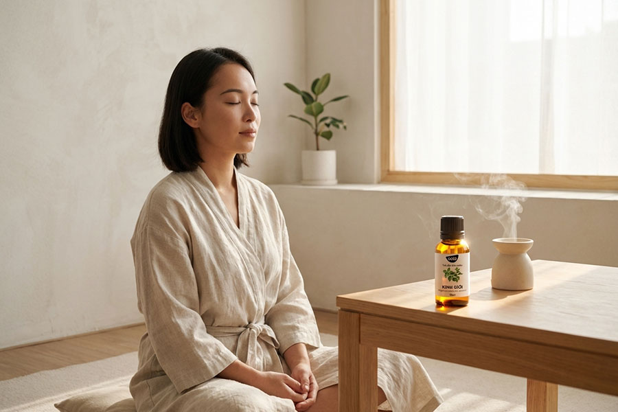 Sử dụng tinh dầu thiên nhiên đúng cách cho thư giãn và cân bằng