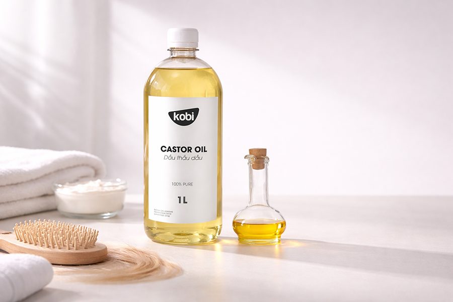 Dầu thầu dầu trong bối cảnh chăm sóc tóc tối giản và tinh gọn